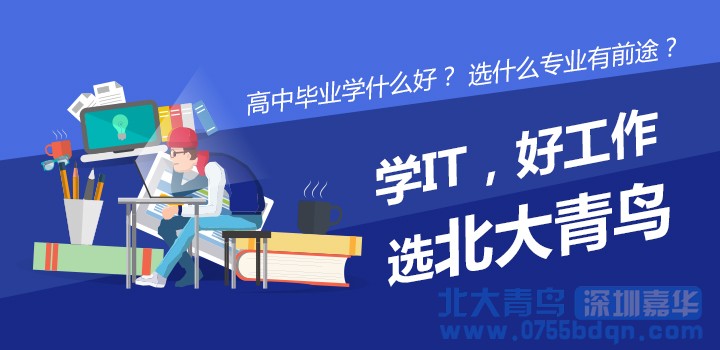 湛江北大青鳥：初高中生學習什么技術好？